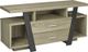 Brassex Inc. Dark Taupe/Black 47'' Tv Stand-0