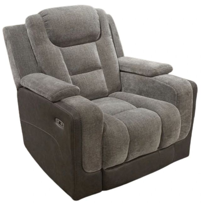 Signature Design by Ashley® Mixed Motion Shadow Power Recliner with Adjustable Headrest-0