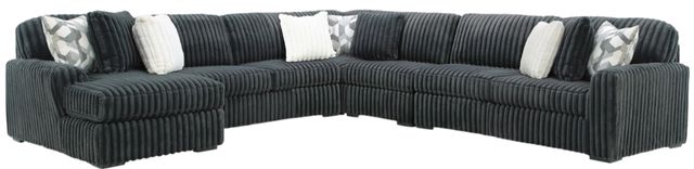 Signature Design by Ashley® Midnight-Madness 5-Piece Gunmetal U-Shape Sectional and Chaise-0