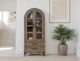International Furniture Direct Arlette Muted Brown Door Cabinet-1