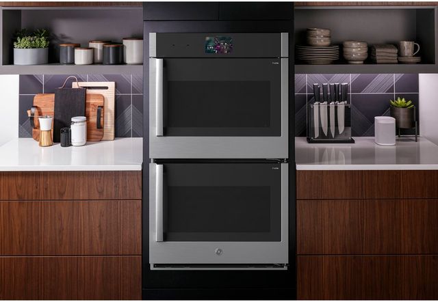 GE Profile™ 30" Stainless Steel Smart Double Electric Wall Oven with Right-Hand Side-Swing Door-3