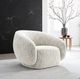 Furniture of America® Savino Brown Swivel Chair-1
