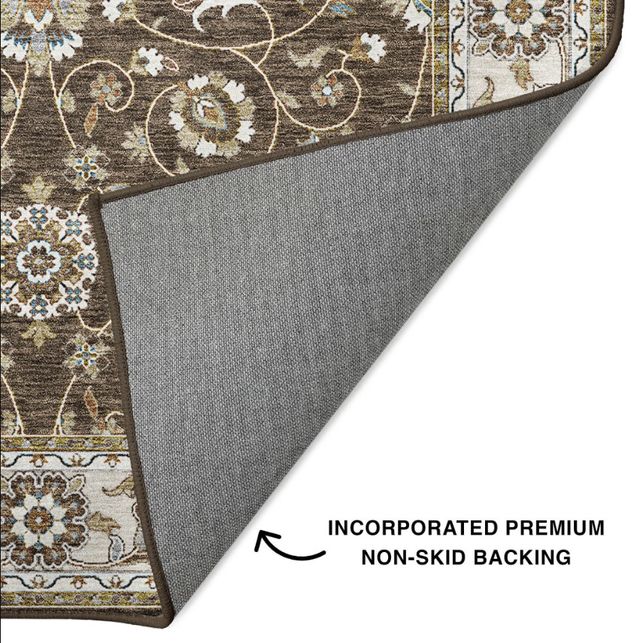 Dalyn™ Rug Company Hatay HY1 Chocolate 5'x8' Area Rug-1