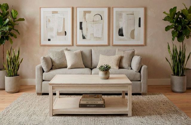 aspenhome® Sandro Brushed White Cocktail Table-1