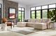 Drew & Jonathan Home ModularOne New Horizon 4-Piece Stone Modular Chaise Sectional-1