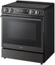 LG 30" Black Stainless Steel Smart Slide-In Induction Range with Probake Convection®-3