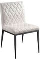 Furniture of America® Alisha 2-Piece Black/Ivory Side Chair Set-0