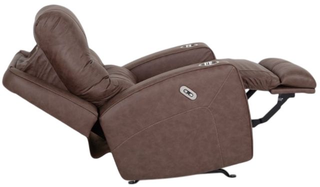 Franklin™ Aspen Duvall Mocha Fabric Power Rocker Recliner-1