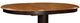 TEI Quinton Pecan/Sand Pedestal Gathering Table with 15" Butterfly Leaf-1