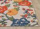 KAS Rugs Calla Ivory Floral Vine 5'x7' Area Rug-1