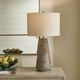 Uttermost® Mosier Beige/Gray Table Lamp with Brass Accent-1