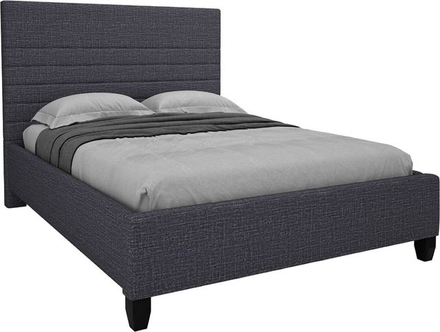 Beaudoin Customizable Sunset Full Upholstered Platform Bed with Woodland Footboard-0