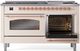Ilve® Nostalgie II Series 60" Antique White Pro Style Dual Fuel Range-3