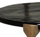 Uttermost® Bohdi Cast Glass Top Indoor-Outdoor Coffee Table with Antique Brass Aluminum Base-5