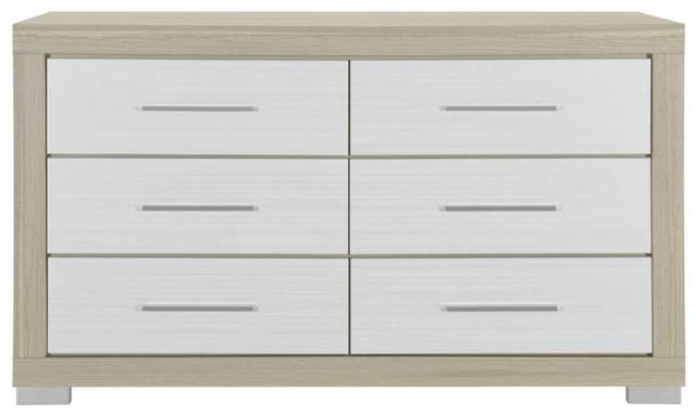 Global Furniture USA Emma Natural/White Dresser-1