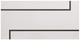 Furniture of America® Izar White Coffee Table with Gun Metal Base -1
