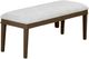 New Classic® Home Furnishings Essence Brown/White Dining Bench-0