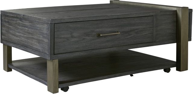 Signature Design by Ashley® Forleeza Dark Gray Lift-Top Coffee Table-0
