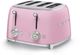 Smeg 50's Style 4 Slice Pink Toaster-0