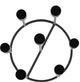 A & B Home Black Candle Holder-2