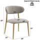 ACME Furniture Kacey 2-Piece Gray/Natural Dining Side Chair Set-2