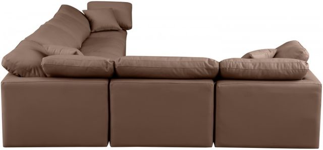 Meridian Furniture Indulge 6-Piece Brown Modular Sectional-1