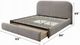 ACME Furniture Ollya Gray Full Upholstered Storage Panel Bed-2
