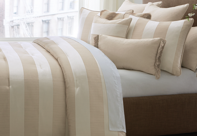 Michael Amini® Amalfi 9-Piece Sand Queen Comforter Set-1