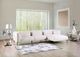 Furniture of America® Paderborn Linen White Sectional with Right Chaise-0