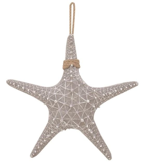 Deco Marche Gray 20'' Starfish Wall Decor-0