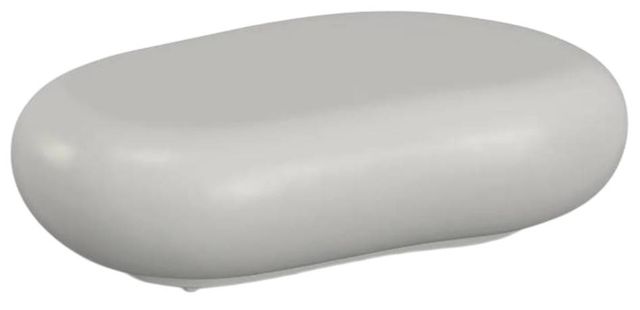 Sunset West Pebble Bone Concrete Outdoor Coffee Table -0