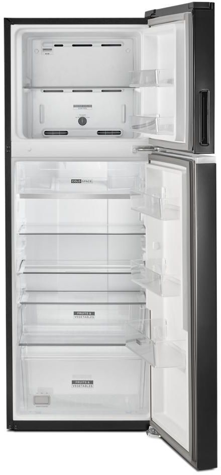 Whirlpool® 24" 12.9 Cu. Ft. Black Counter Depth Top Freezer Refrigerator-4