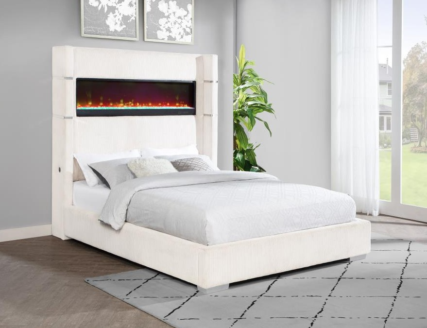 Coaster Tisdall Upholstered Bed - Thumbnail 2