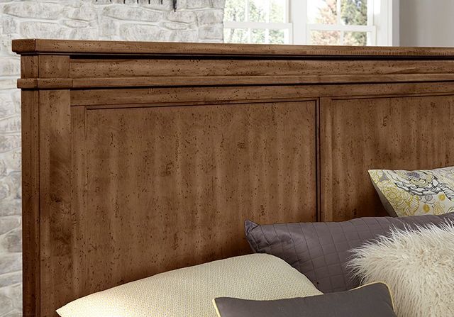 Artisan & Post by Vaughan-Bassett Cool Rustic Amber California King Panel Mansion Bed-2
