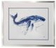 StyleCraft Ocean Life Blue/White Whale Wall Art-0