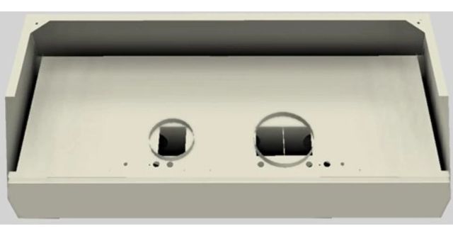 Vent-A-Hood® Designer Series 60" Biscuit Wall Mounted Range Hood-2