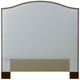 Century® Customizable Details Bed Richmond Queen Wood Trim Upholstered Headboard-1