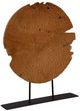Furniture Classics 2-Piece Brown Teak Sculpture Set-3