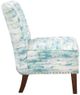 Olliix by Madison Park Hayden Blue Multi Slipper Accent Chair-3