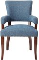 Olliix by Madison Park Blue Dawson Arm Dining Chair-1