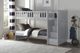 Homelegance® Orion Gray Twin/Twin Bunk Bed With Reversible Step Storage-1
