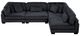 Homelegance® Traverse 4-Piece Black One-Arm Modular Sectional-2