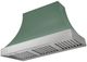 AGA Cascade 48" Mineral Green Wall Mounted Range Hood with Brushed Nickel Trim-0