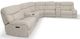 Man Wah Taupe 7 Piece Power Reclining Sectional-0