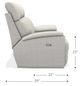 La-Z-Boy® Talladega Platinum Power Reclining Loveseat with Headrest-5
