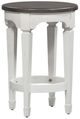 Liberty Furniture Allyson Park Two-Tone Charcoal/Wire Brushed White Console Stool-0