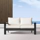 Enclover Magnolia Birds Eye/Black Loveseat-1