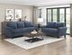 Homelegance® Ellery Blue Loveseat-1
