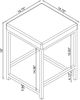 Coaster® Umbridge Chrome/Light Gray Vanity Stool-2