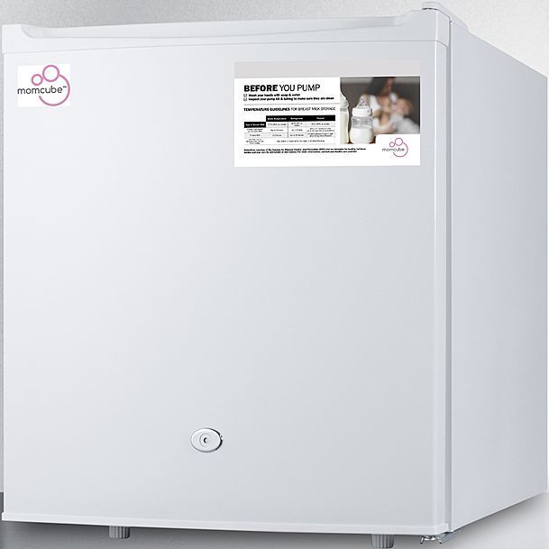 Summit® MOMCUBE™ 1.7 Cu. Ft. White Breast Milk Refrigerator-1